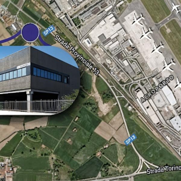 1,5 minuti dall'aeroporto